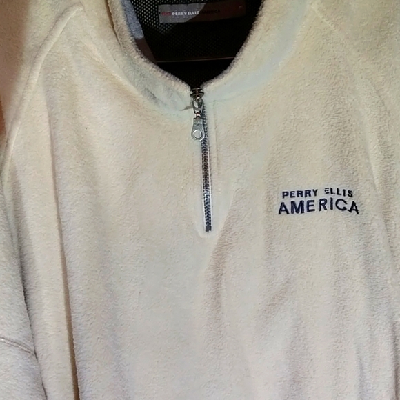 A soft, warm, fleece in white or maybe off white.
